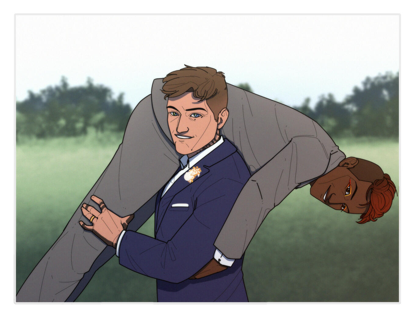 Aloys, Connie | Modern AU | "Wedding Day"