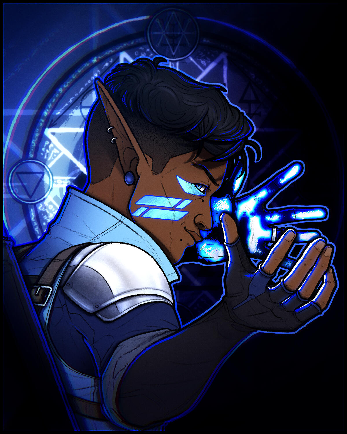 Ly Thao / Lee | PF: SotE Campaign The Consortium's Psionic Magus Simple Color, Complete Portrait Simple BG ($75)