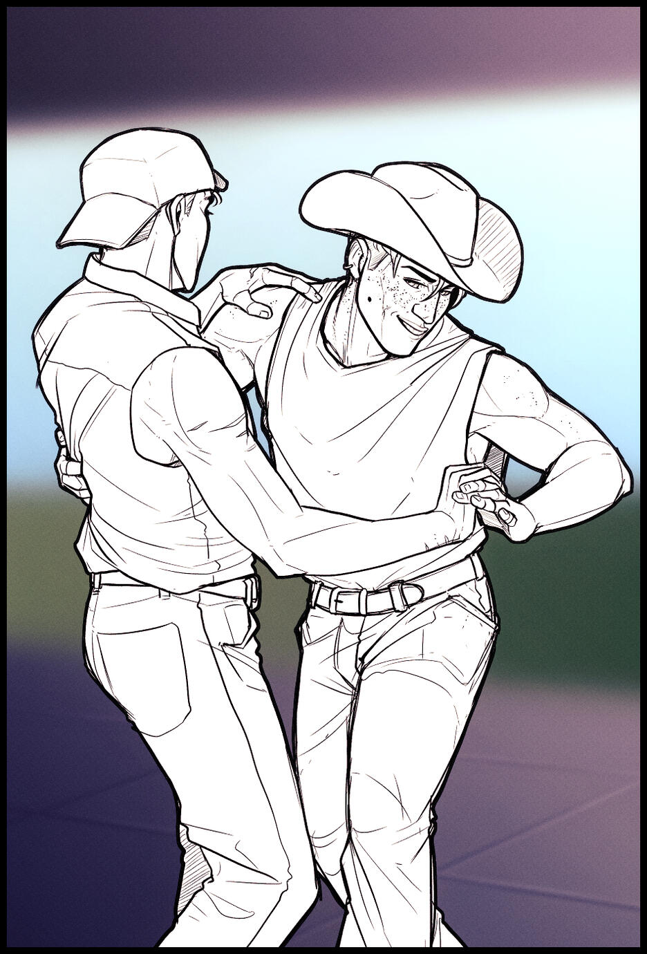 Marco, Seòras | Modern AU | &quot;Line Dance&quot;