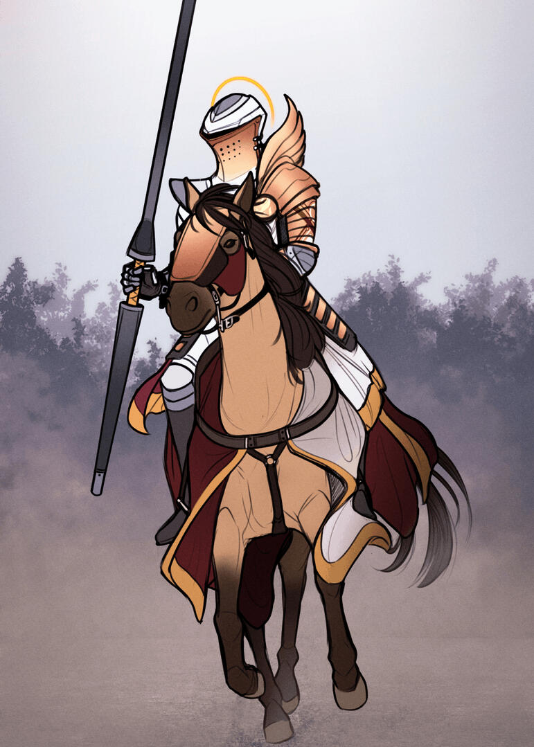 "Joust" | PF: SotE Campaign Seò & Calamity training Sketch, 2× Full Bodies Simple BG, 1× Highly Complex ($138)